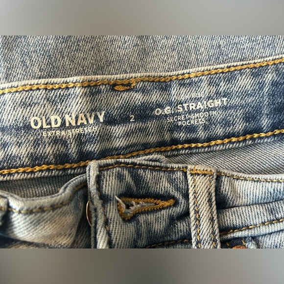 Old Navy Blue Skinny Jeans Modern Style size 2 high rise Jeans very stretchy (f) - Picture 2 of 8